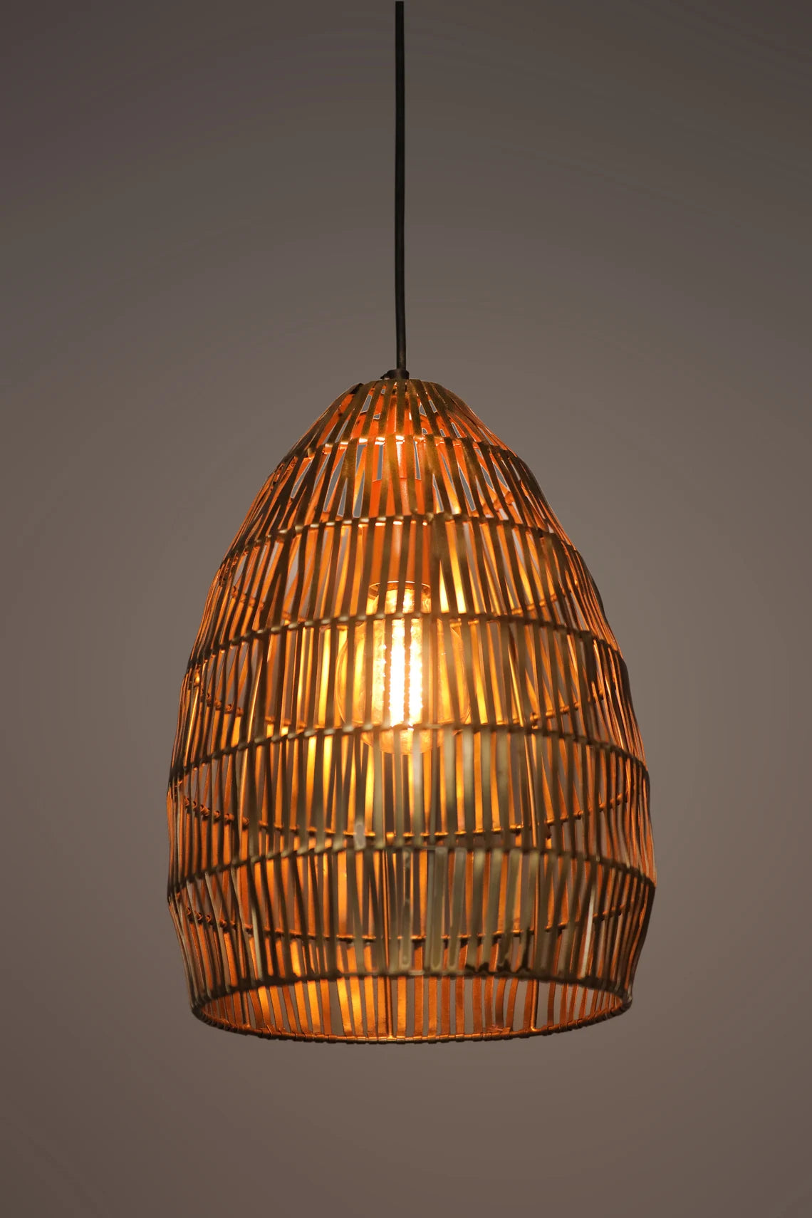 Studio 35 Iron Pendant Light (Antique Brass Finish)