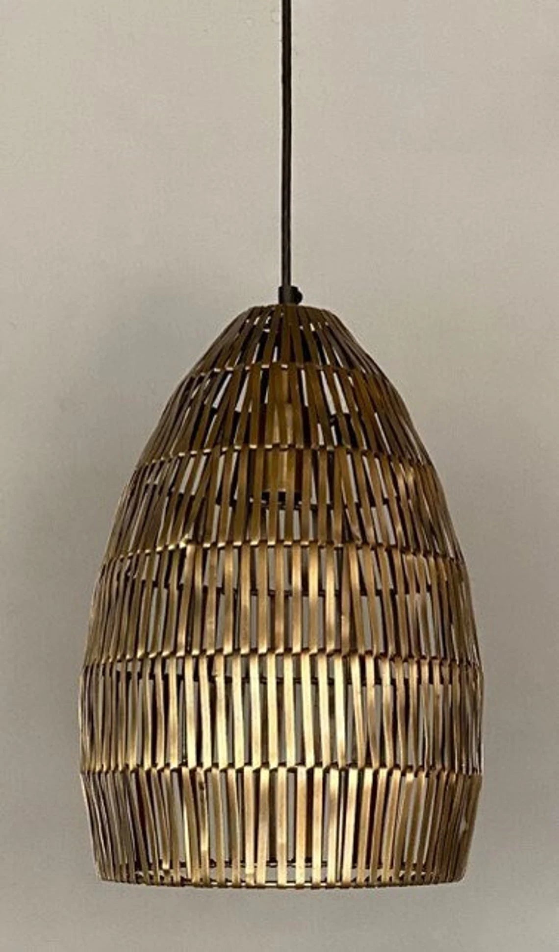 Studio 35 Iron Pendant Light (Antique Brass Finish)