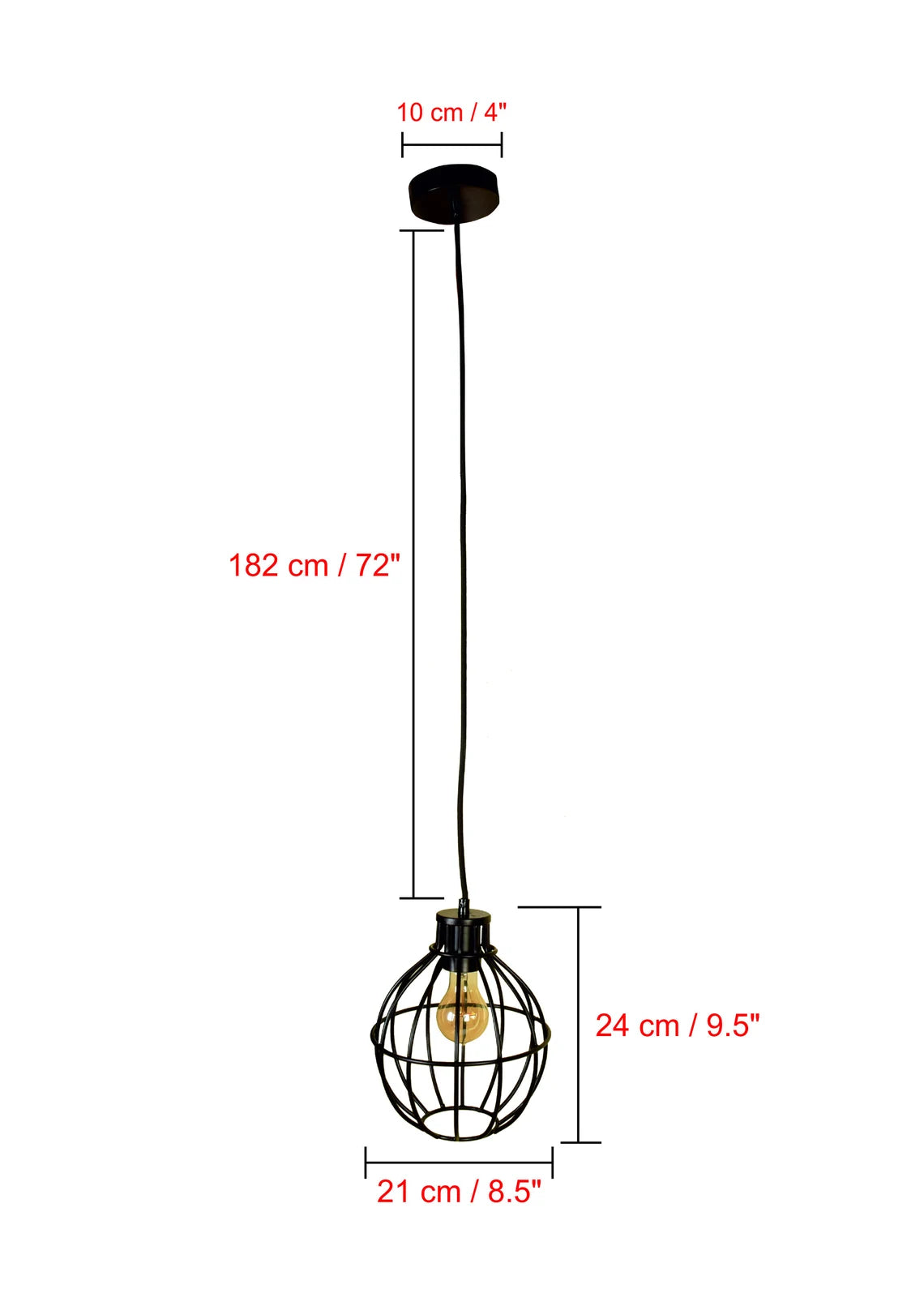 Studio 35 Onion Shape Pendant Light (Antique Bronze Finish)