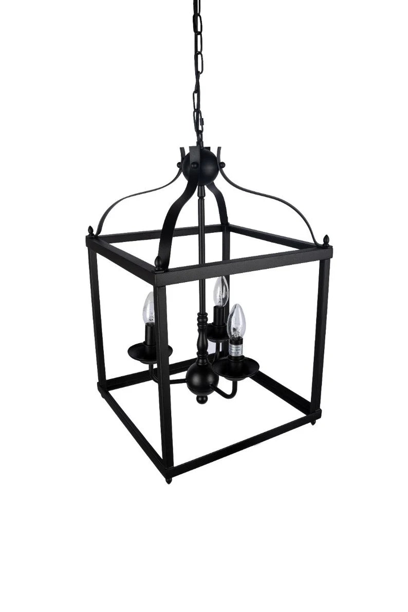 Studio 35 Iron Foyer Chandelier (Black Powder Finish)